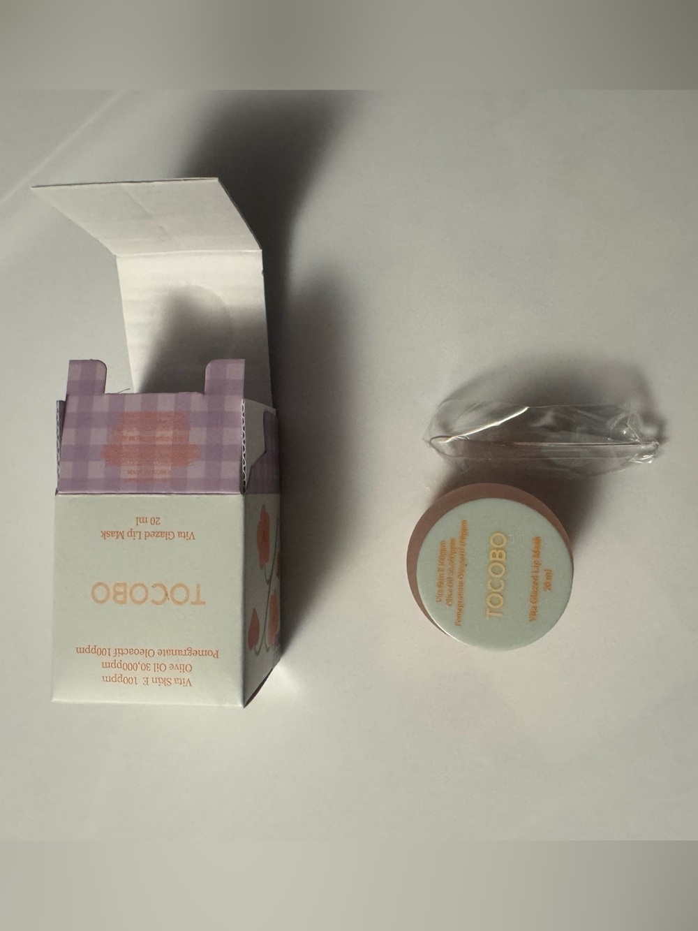 Tocobo Korean Vita Glazed Lip Mask Peachy Pink
